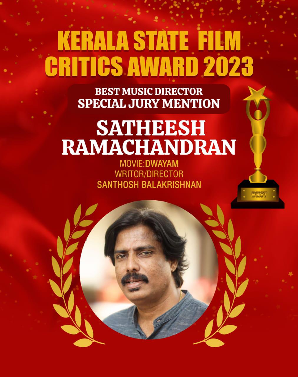 Kerala State Film Critics Award , Special Jury Award Best Music Director